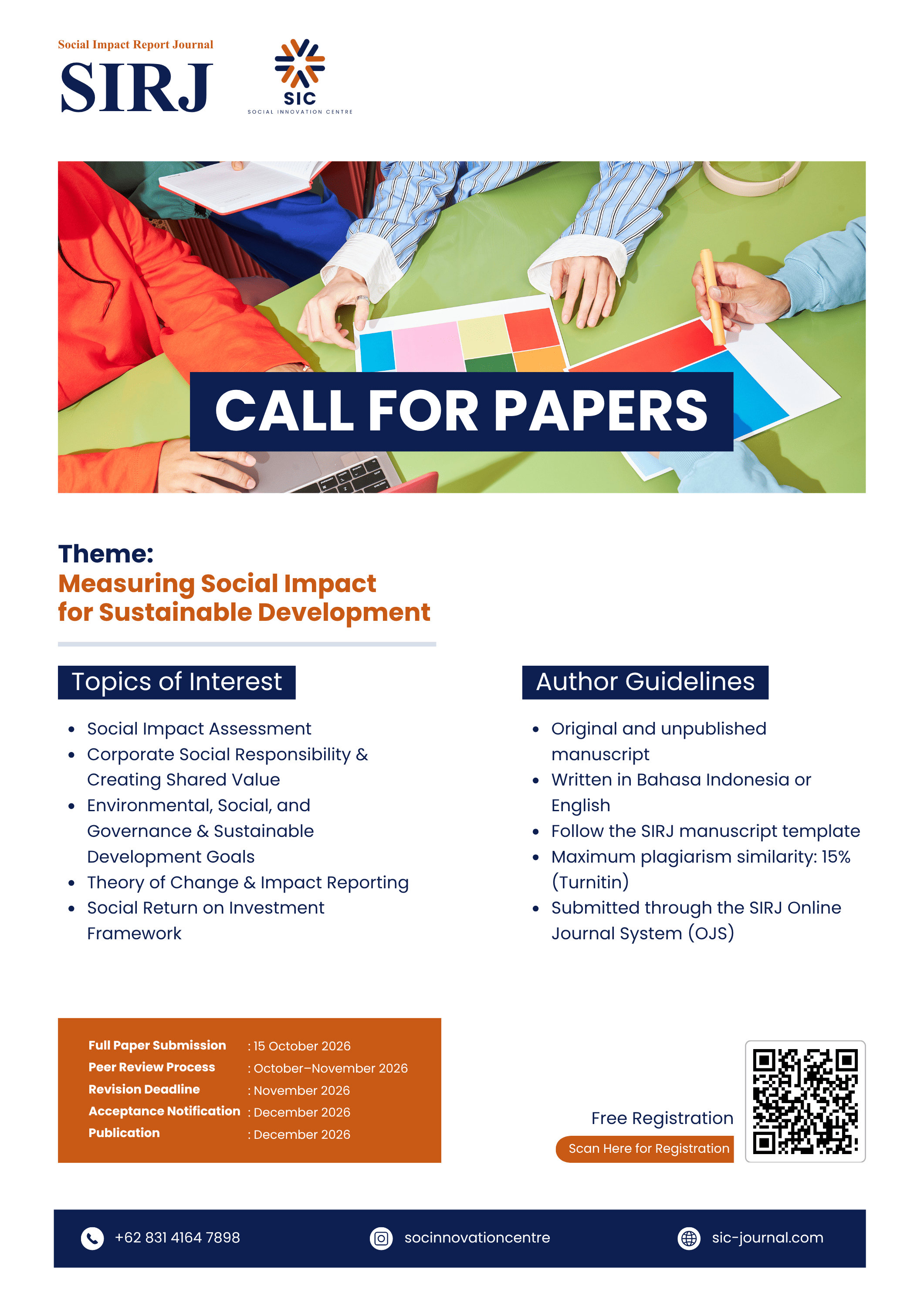 					Lihat Vol 1 No 2 (2026): SIRJ: Social Impact Report Journal
				